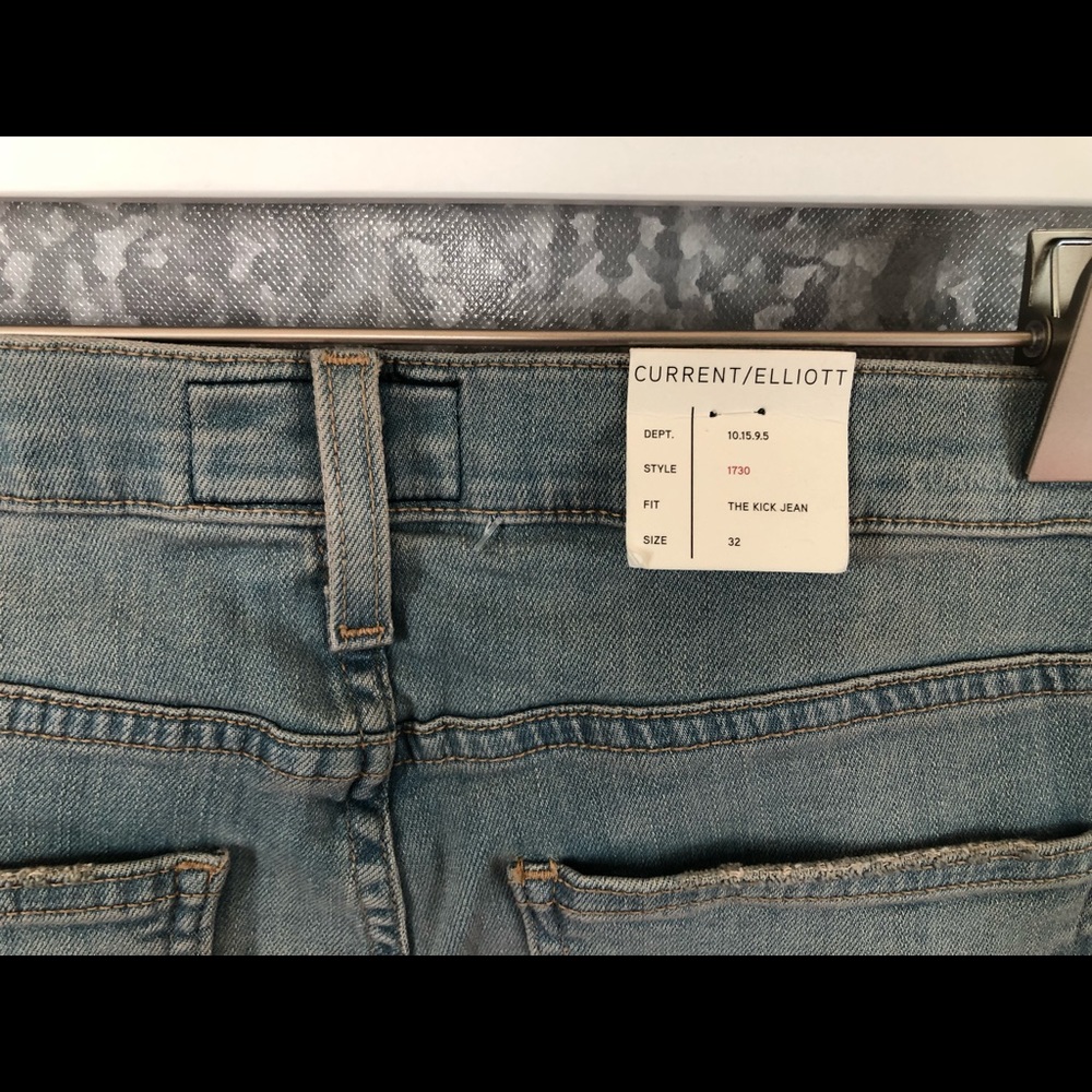 NWT Current/Elliot The Kick Woodside with Cut Hem - Picture 8 of 8